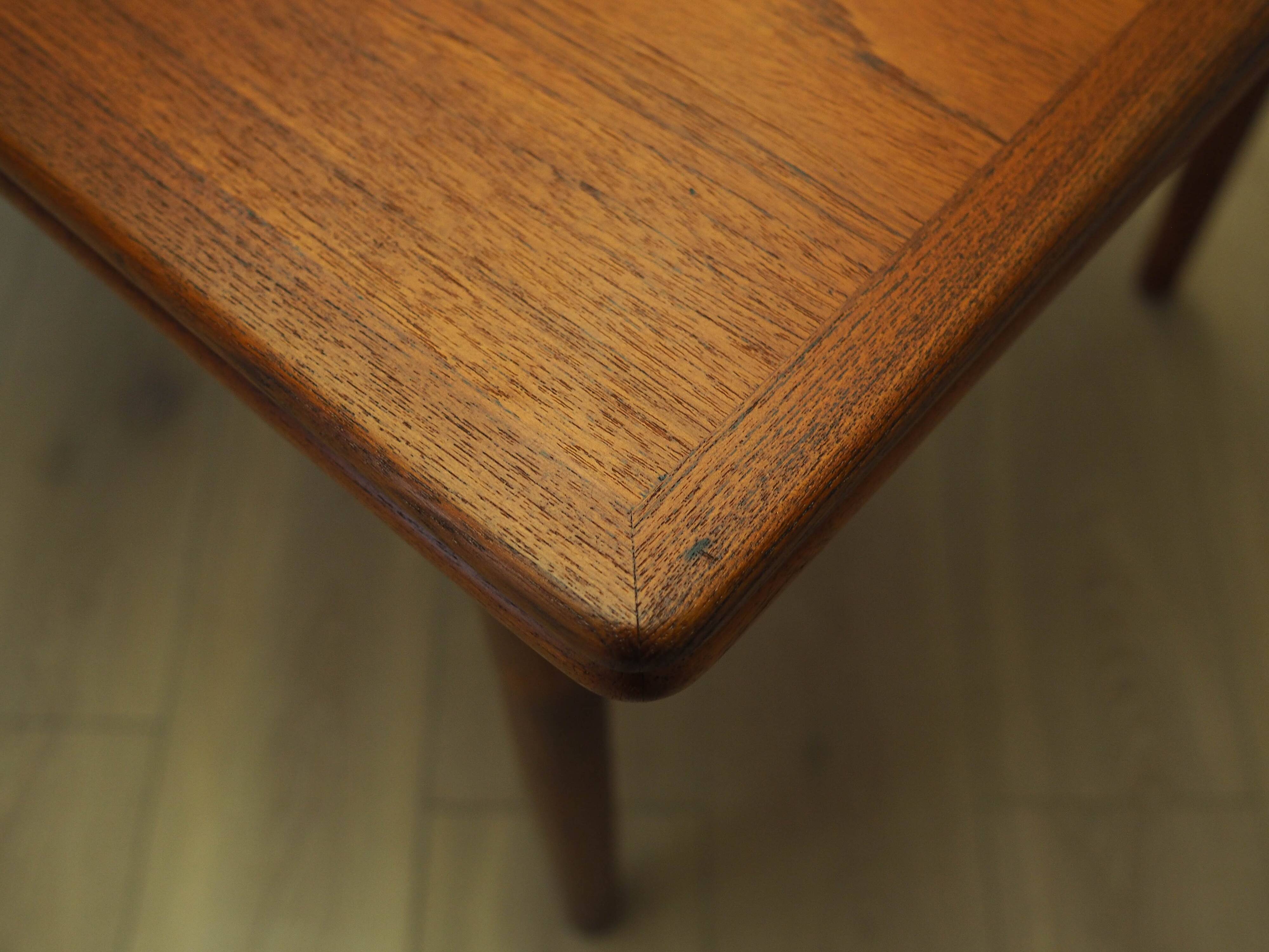 Teak table, Danish design, 1970s, manufactured in Denmark