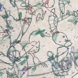 Jan voss, untitled, c 1981. original lithograph signed in pencil