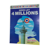 Original National Lottery Free Prize poster 1985