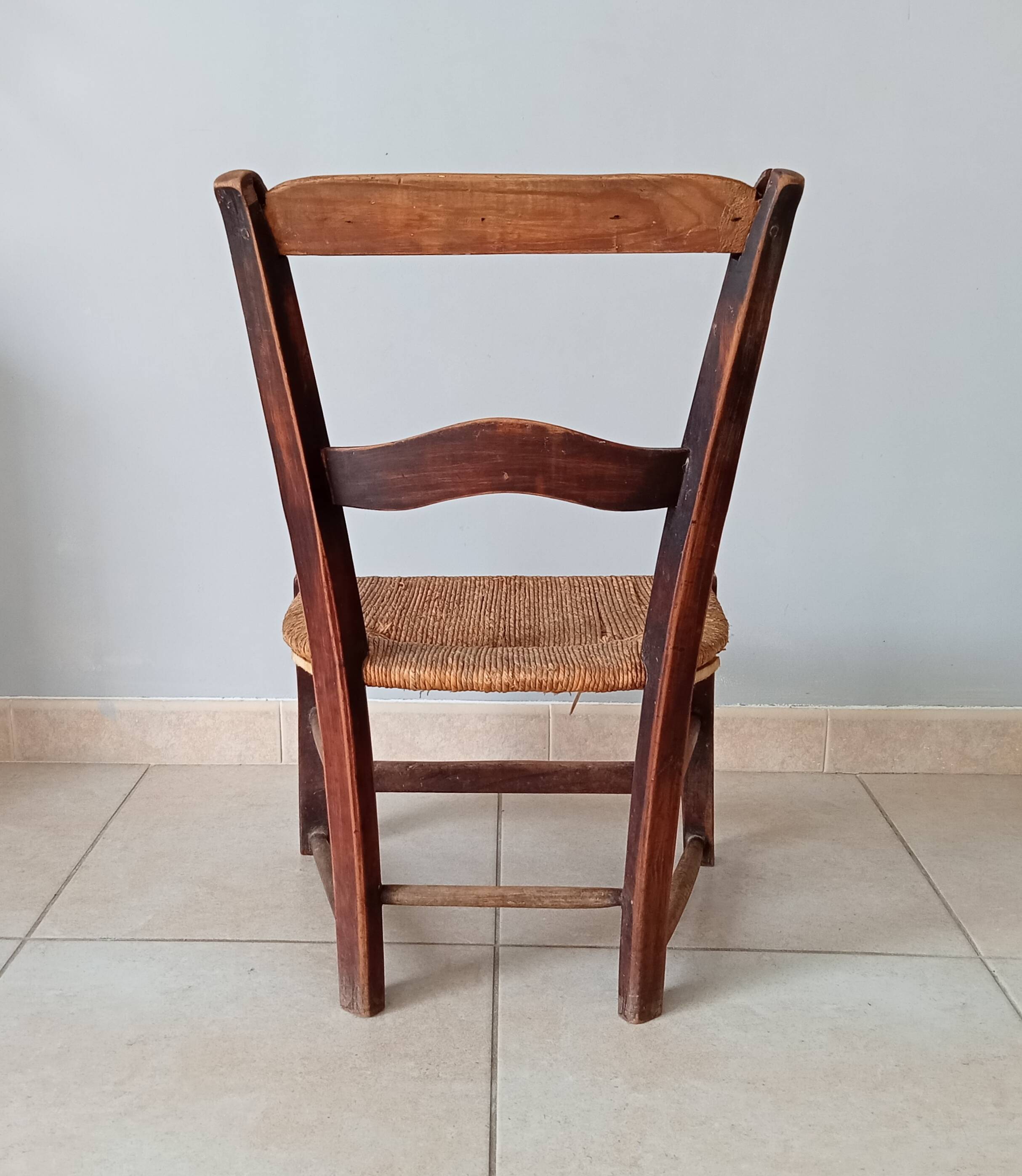 Old low chair from the 30s/40s