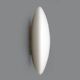 White Murano Glass Ceiling Light, 1970s