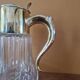 Jug for orangeade with crystal cooler, Hans Knabel, Esslingen.