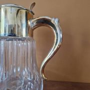 Jug for orangeade with crystal cooler, Hans Knabel, Esslingen.