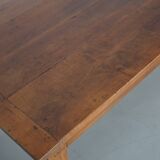 Antique Cherry Early 20th Century French Rustic Farmhouse Dining Table