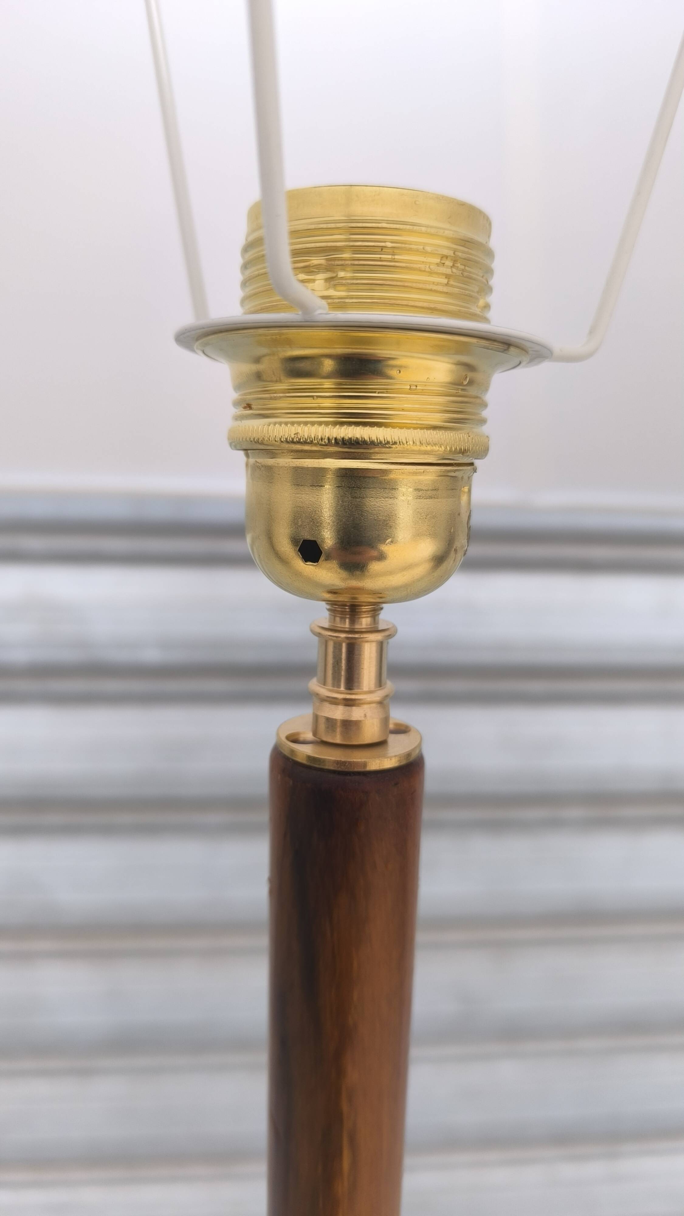 Scandinavian teak floor lamp 1960