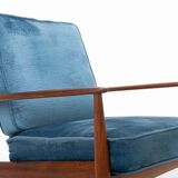 Pair of easy chairs by Grete Jalk for France & Daverkosen, Denmark 1962