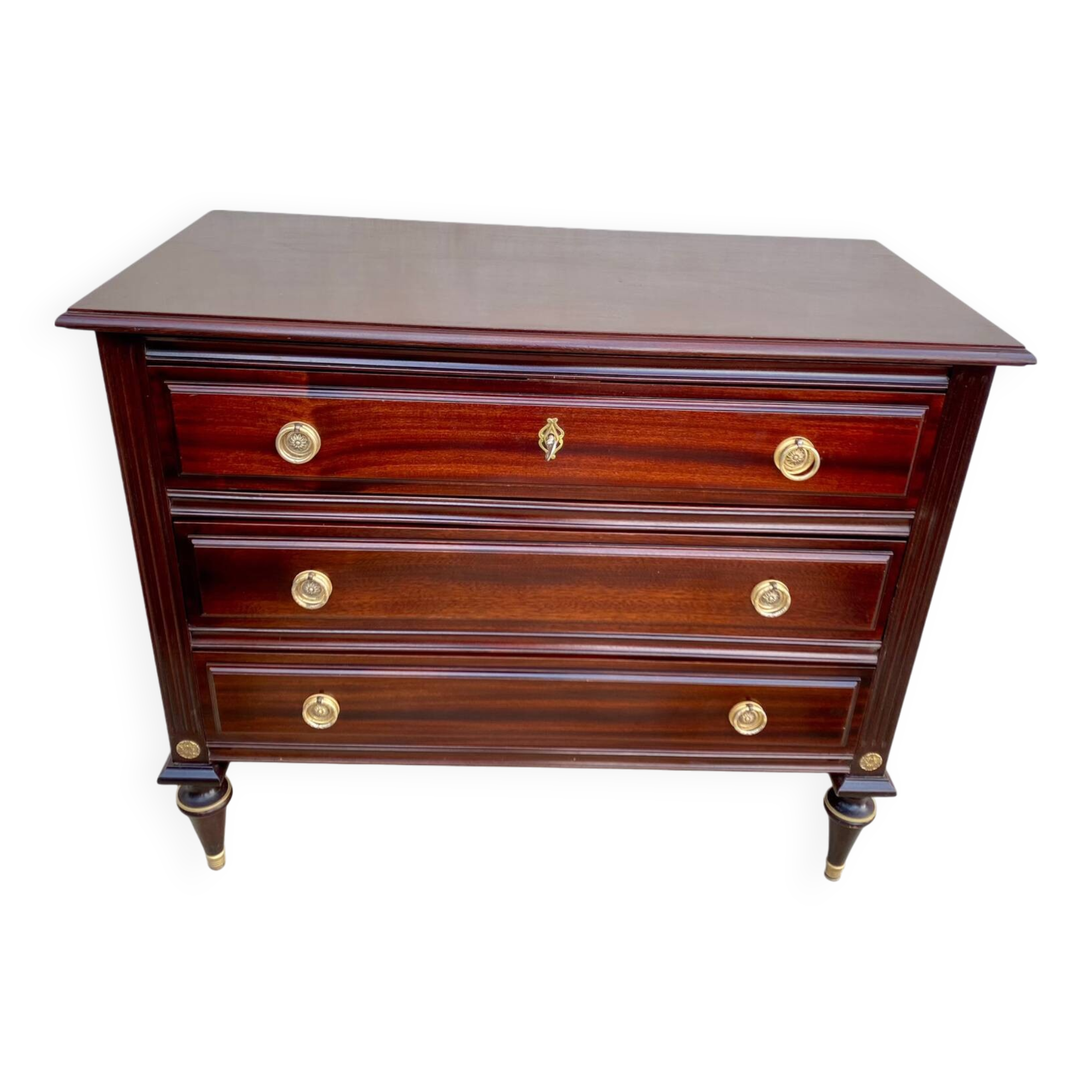 Louis XVI Directoire style mahogany chest of drawers