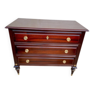 Louis XVI Directoire style mahogany chest of drawers