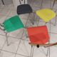 Suite de 4 chaises vintage années 1960