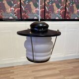 Opaline suspension in Scandinavian design from the 1950s.