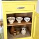 Old yellow vintage jam maker