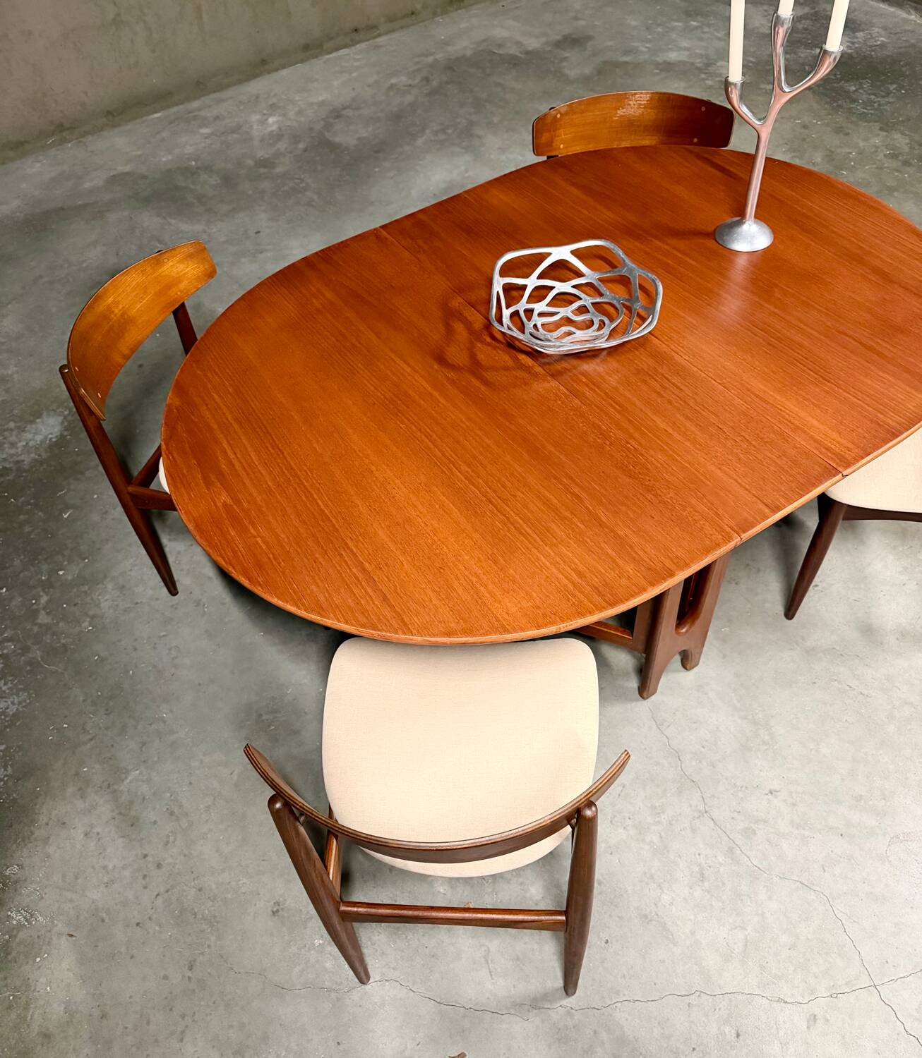 4 reupholstered Bramin chairs