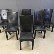 Arcalla high back dining chairs by Paolo Piva for B& B Italia set of 6
