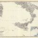 Map of Italy (Southern Sheet) circa 1869 Keith Johnston Royal Atlas