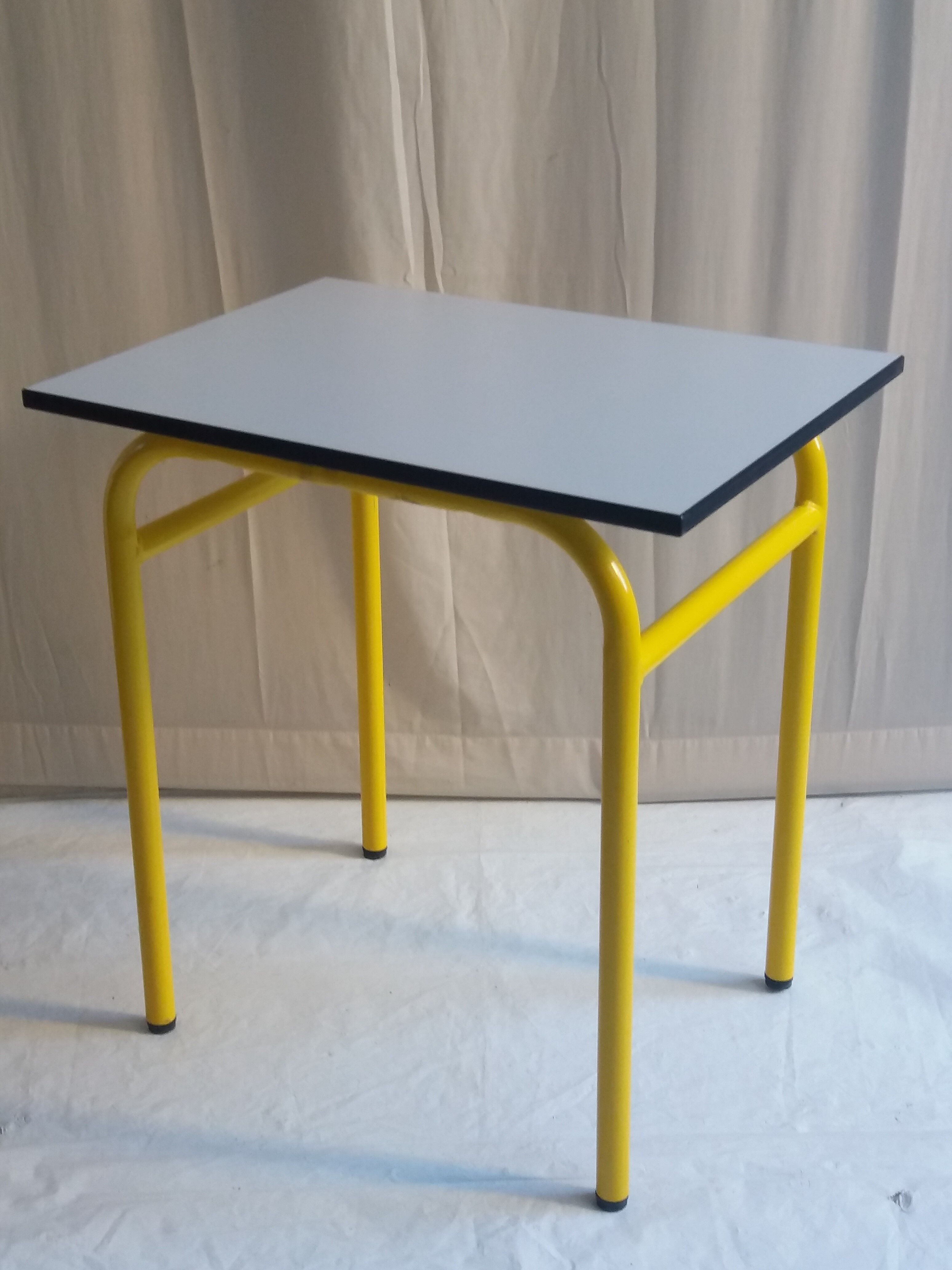 Vintage yellow desk and chair