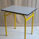 Vintage yellow desk and chair