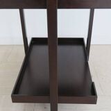 Dark Wood Bar Trolley by Franco Albini for Poggi Pavia, 1970s