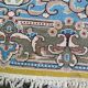 Yellow and blue Persian rug 90x150cm