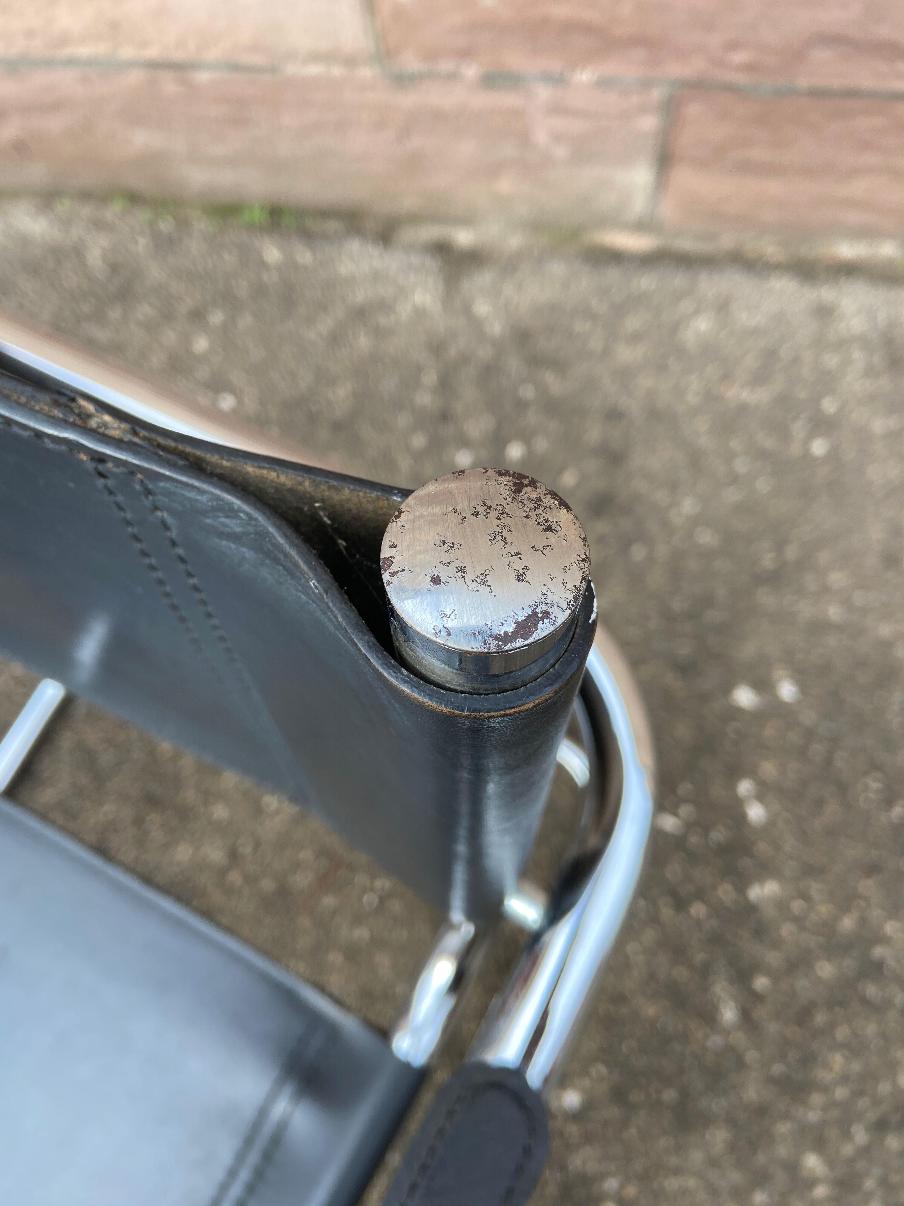 Office armchair cantilever B34 S34 style Marcel Breuer