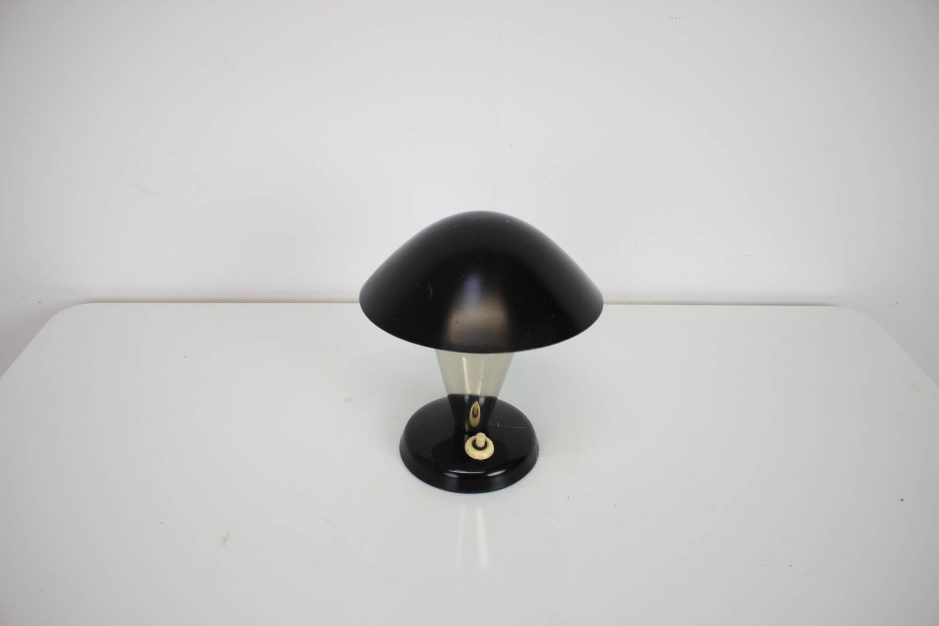 1930's Bauhaus Table Lamp, Czechoslovakia