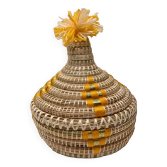 Lurex Saffron basket