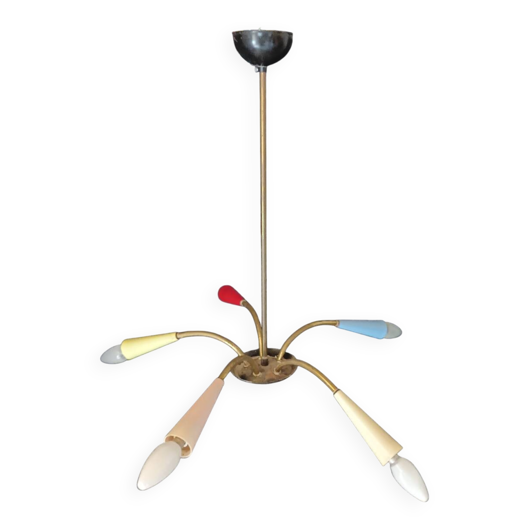 Mid-century spider chandelier