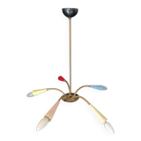 Mid-century spider chandelier