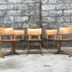 Series of 6 vintage Casala chairs