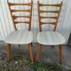 Lot de 2 chaises Gaston poisson vintage