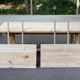 Large monastery farmhouse table stripped in raw wood, extendable from 200 to 300 cm.
