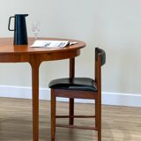 McIntosh Dunvegan Teak Dining Set – Round Extending Table & 4 Chairs (1960s