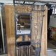 Art Deco coat rack wardrobe in wrought iron from the 1930s.