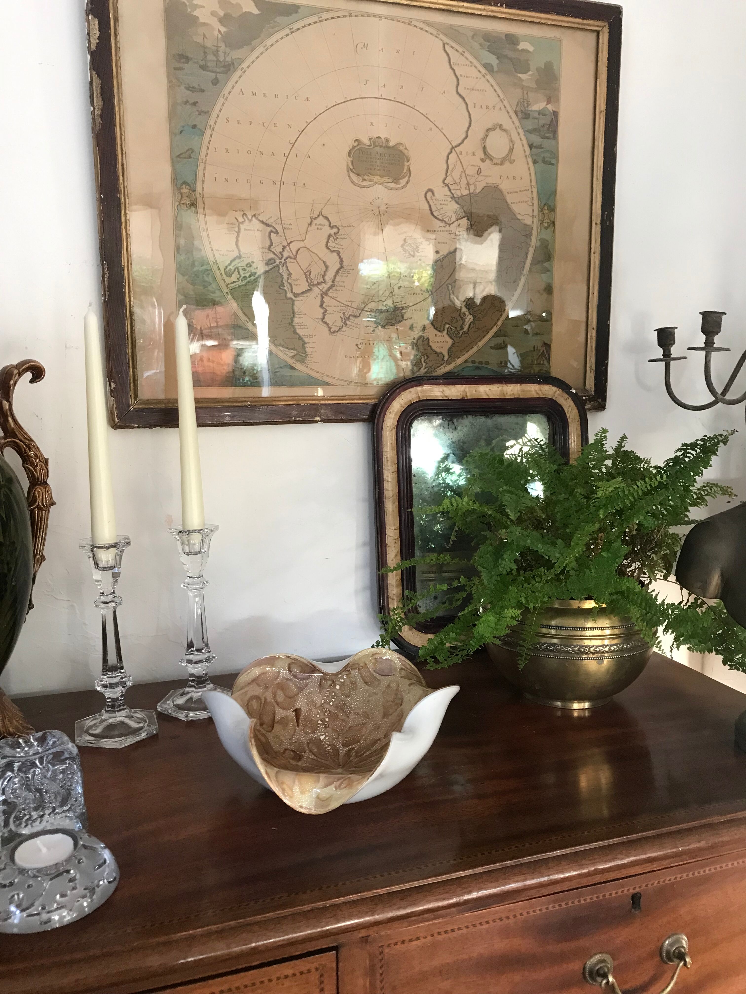 Vide-poches en verre de Murano vintage
