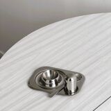2 coquetiers inox