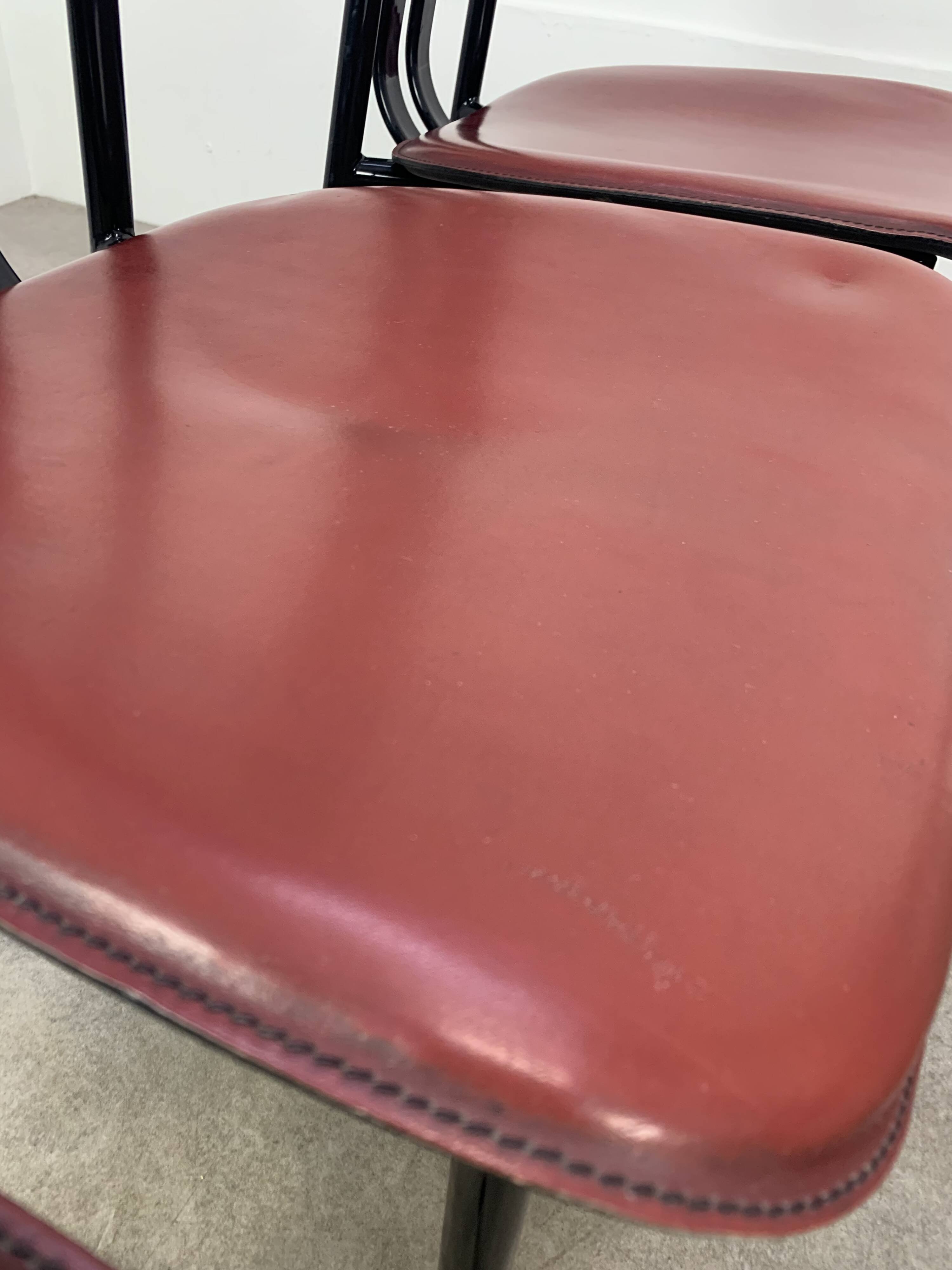 6 chairs by Giorgio Cattelan for Cidue Italy, postmodern, 1980s