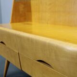 1960s Chest of Drawers with Glass Shelf ,Czechoslovakia