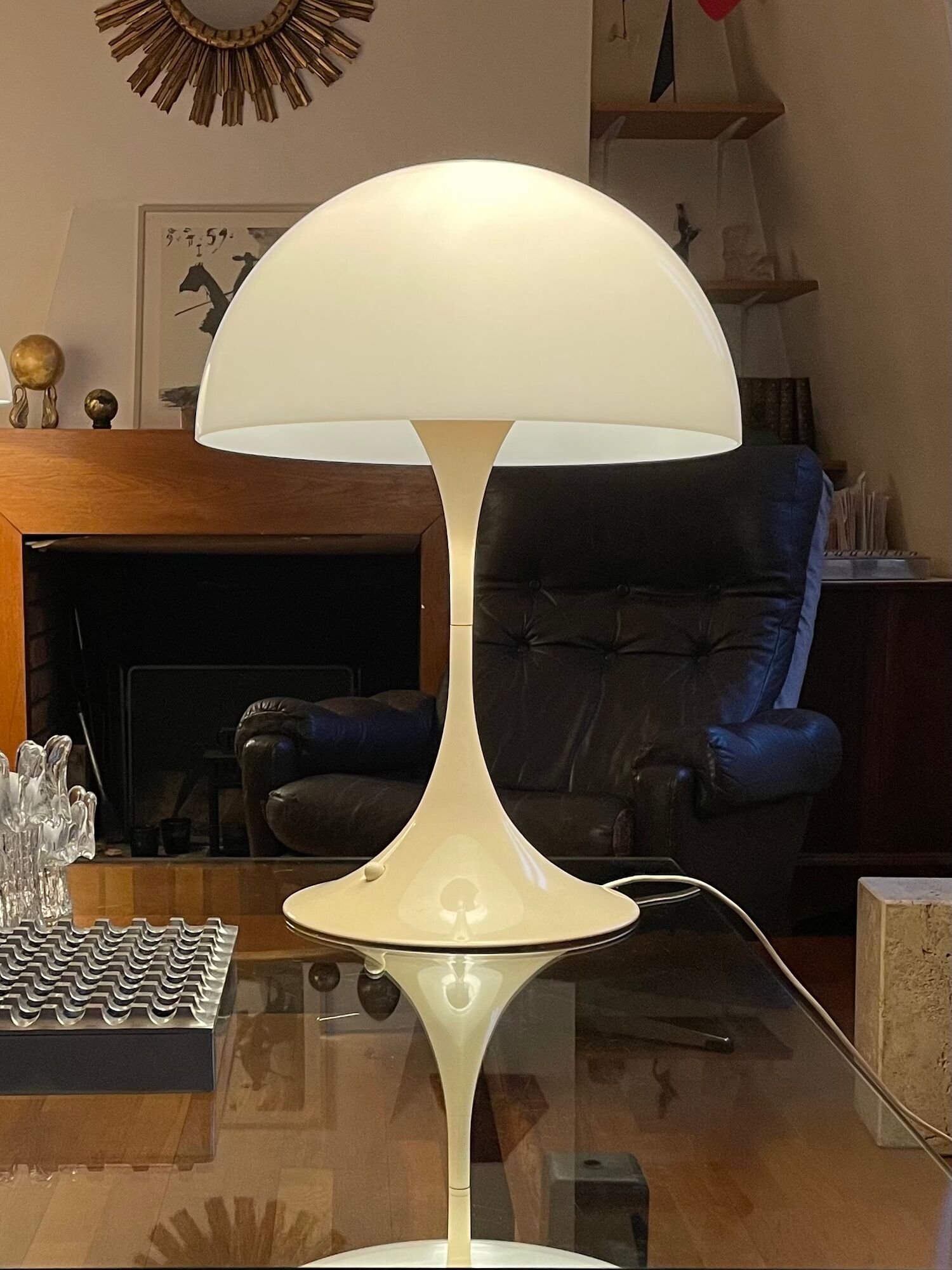 Panthella floor lamp Verner Panton, Louis Poulsen, 1971, scandinavian style