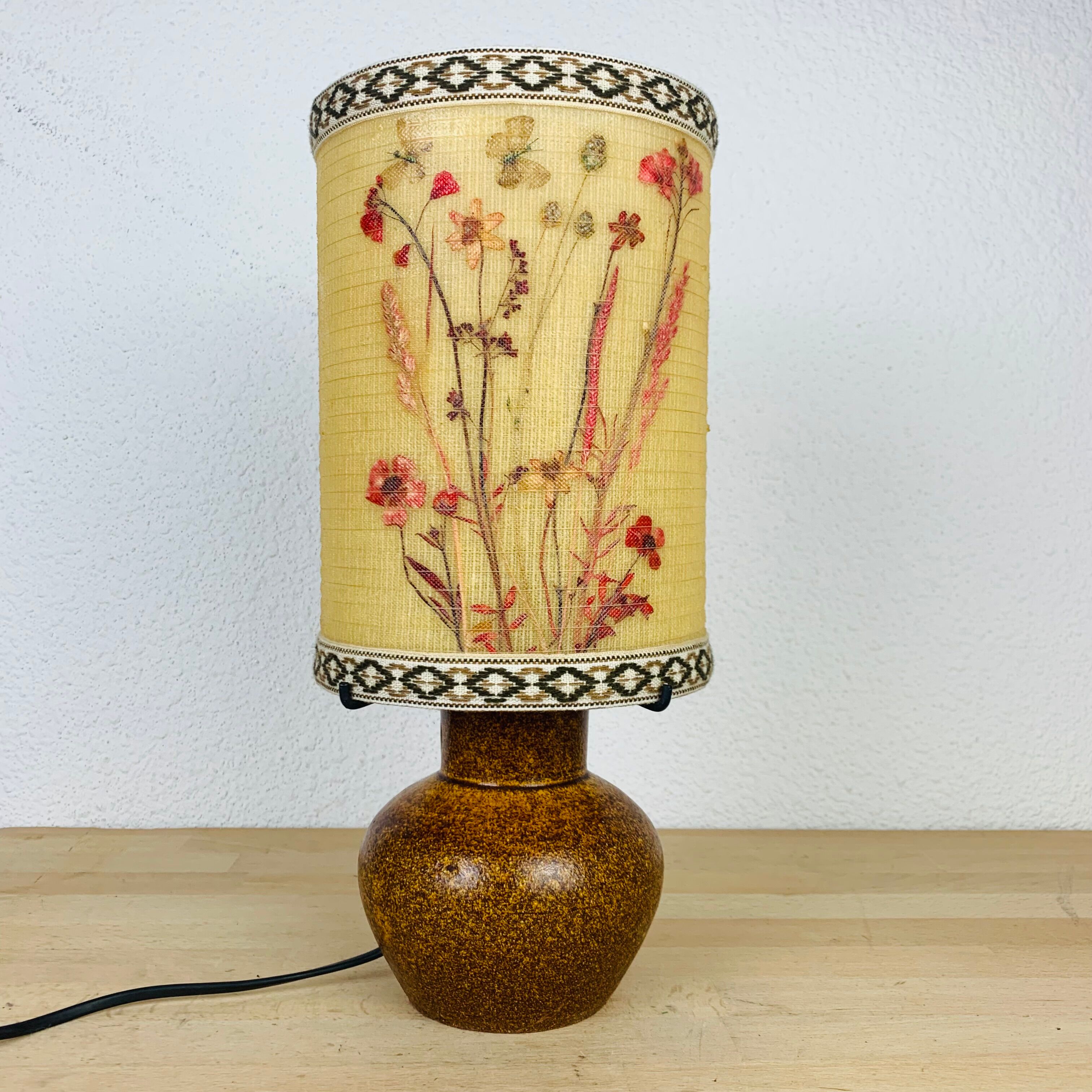 Ceramic lamp Accolay stoneware 60s