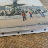 Adrien Raphaël Noulin huile sur toile Naïf/Paris,  la Concorde.