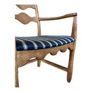Danish vintage oak armchair 1960s