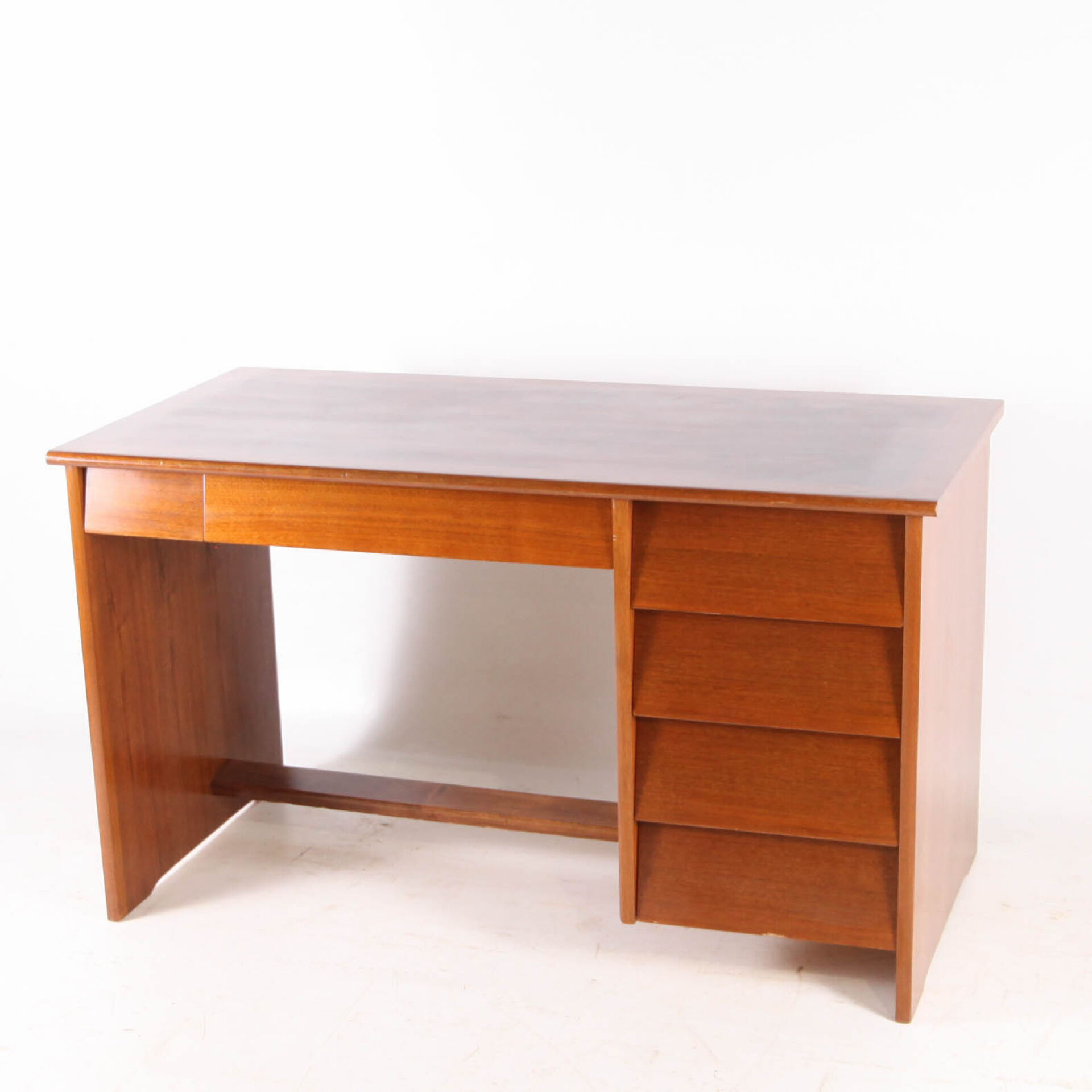 Teak and rosewood desk