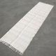 3x9 Soft Pink & Beige Turkish Woven Oushak Runner Rug, 79x266 Cm