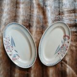 2 antique Saint Amand dishes