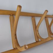 Porte-manteau mural bois courbé