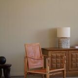 Kaare Klint, a pair of Safari chairs in ash and leather, Rud. Rasmussen, 1960s.