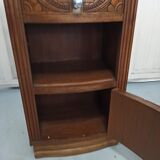 Bedside table art deco top marble