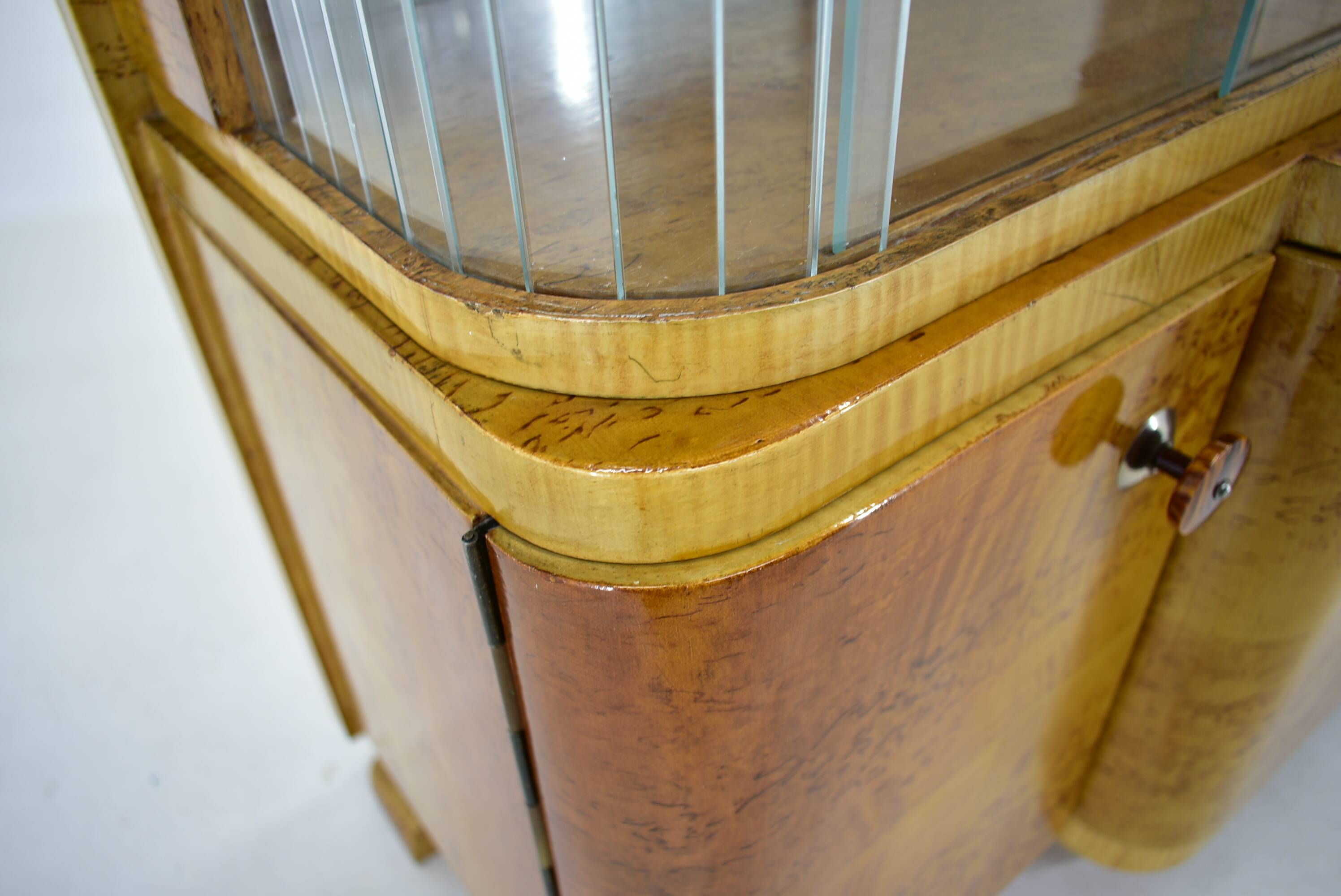 1939s set of Art Deco bedside tables, Czechoslovakia