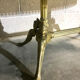Table basse marbre et laiton