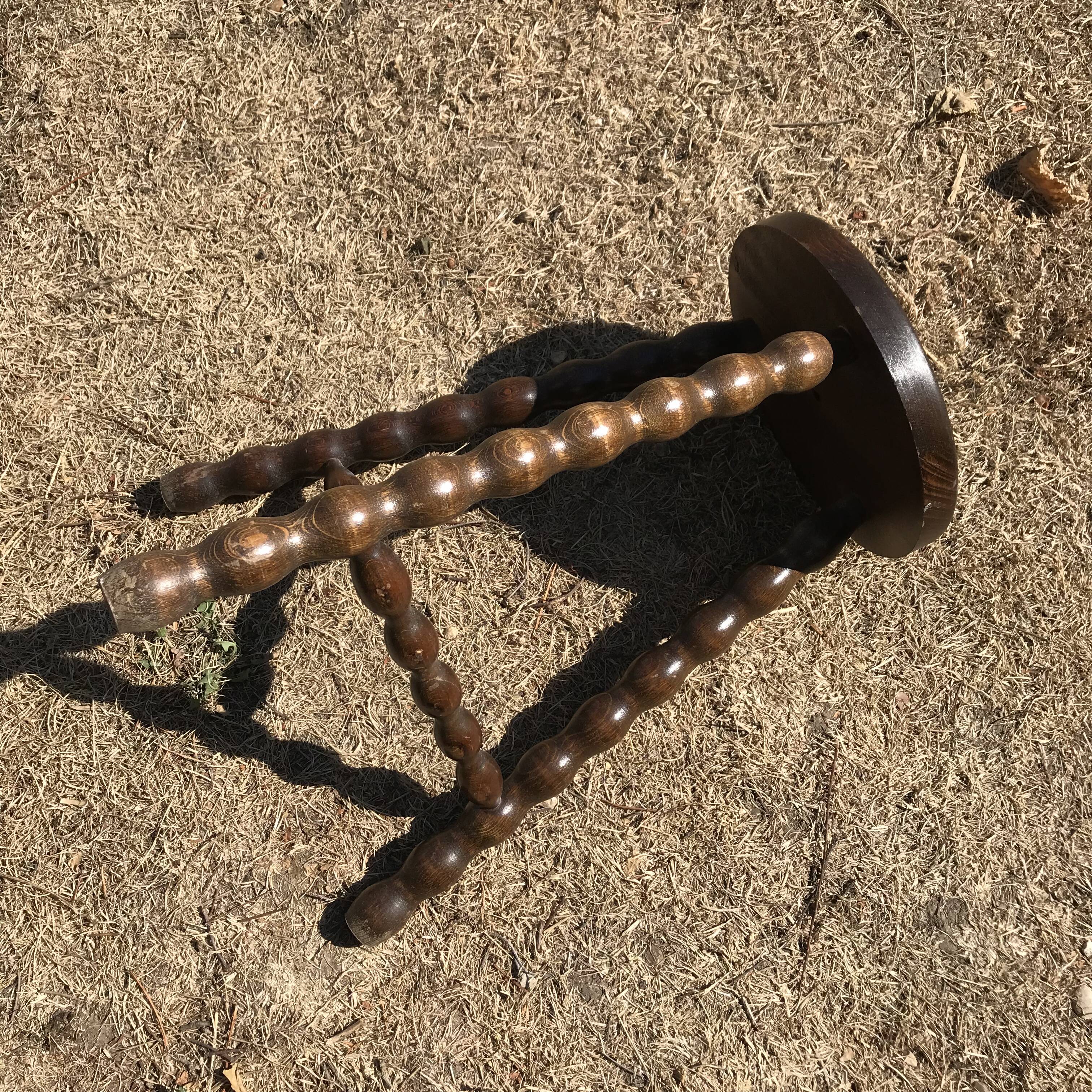 Vintage wooden stool