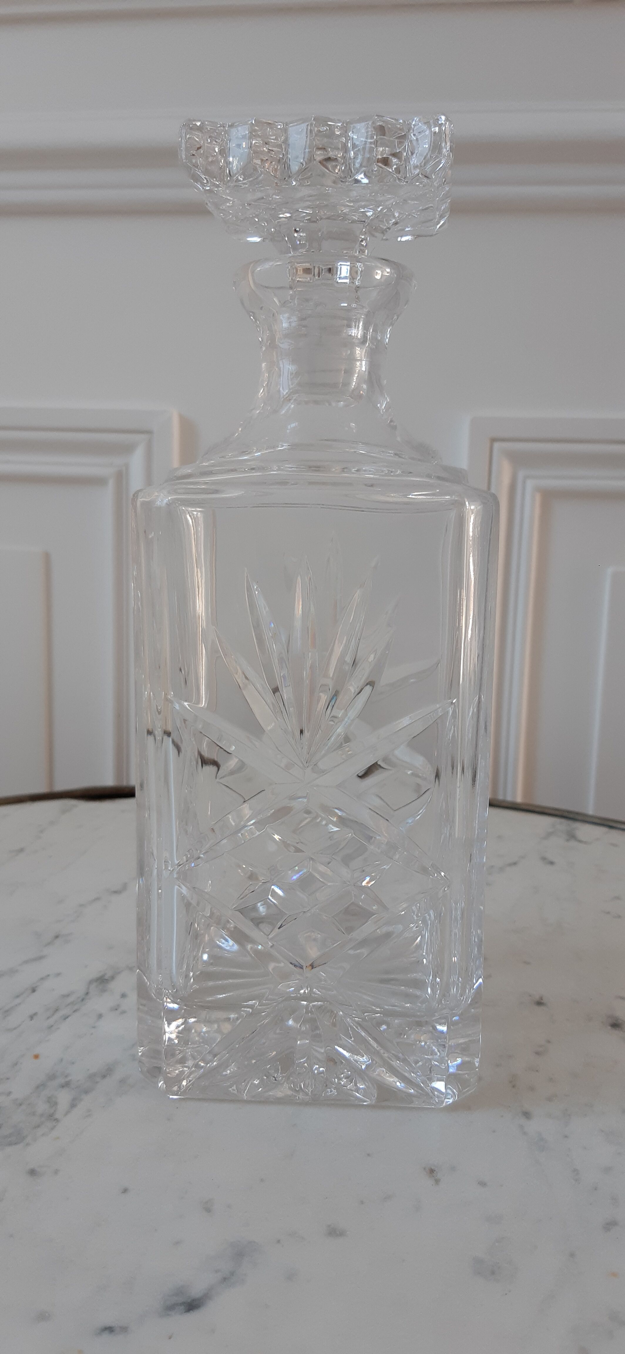 Crystal whisky decanter 60s-70s